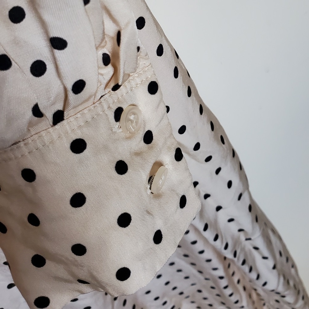 H&M Polka Dot Long Sleeve Viscose Shirt Dress - Picture 4 of 6